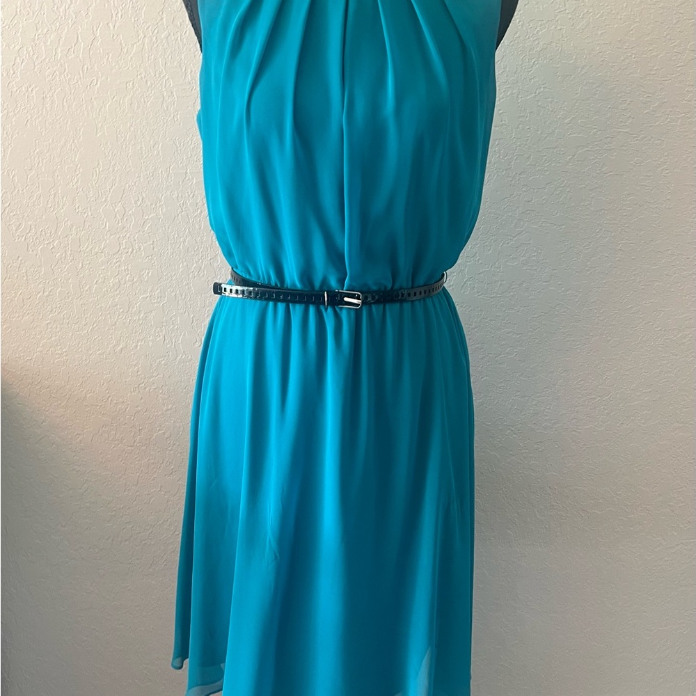 Calvin Klein Turquoise Blue Mini Dress